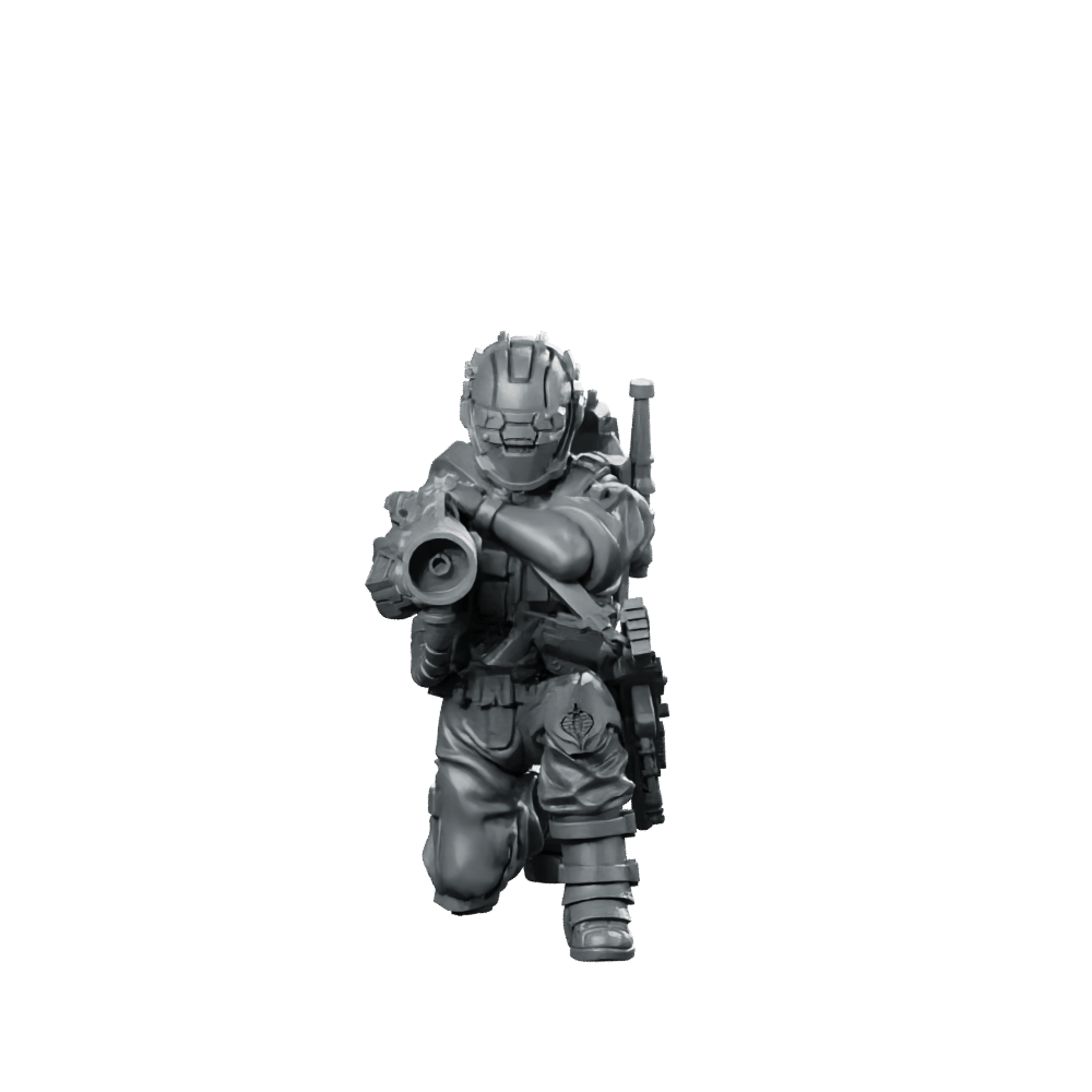 Cobra Tele Viper Trooper 2 Miniature Cobra - Papsikels Miniatures - We Print Miniatures