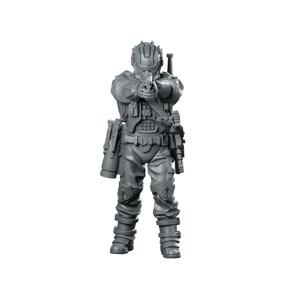 Cobra Tele Viper Trooper 4 Miniature Tactical - Papsikels Miniatures - We Print Miniatures
