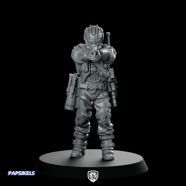 Cobra Tele Viper Trooper 4 Miniature Tactical - Papsikels Miniatures - We Print Miniatures