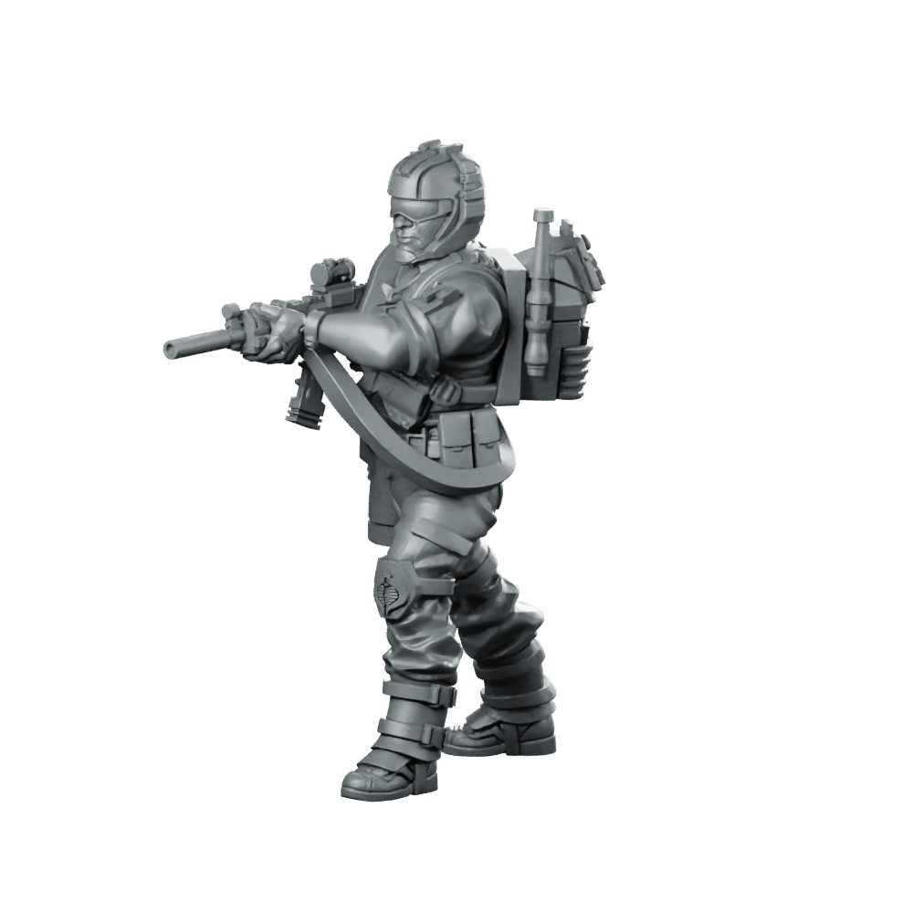 Cobra Tele Viper Trooper 6 Miniature Cobra - Papsikels Miniatures - We Print Miniatures