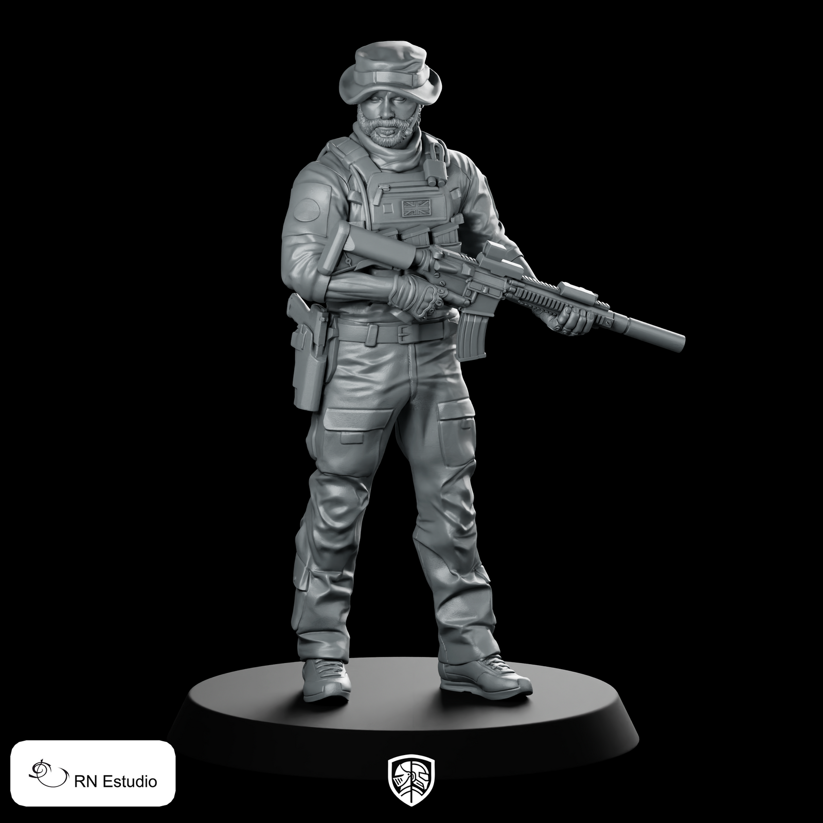 COD Captain Price Warzone Miniature Tactical Soldier Hero