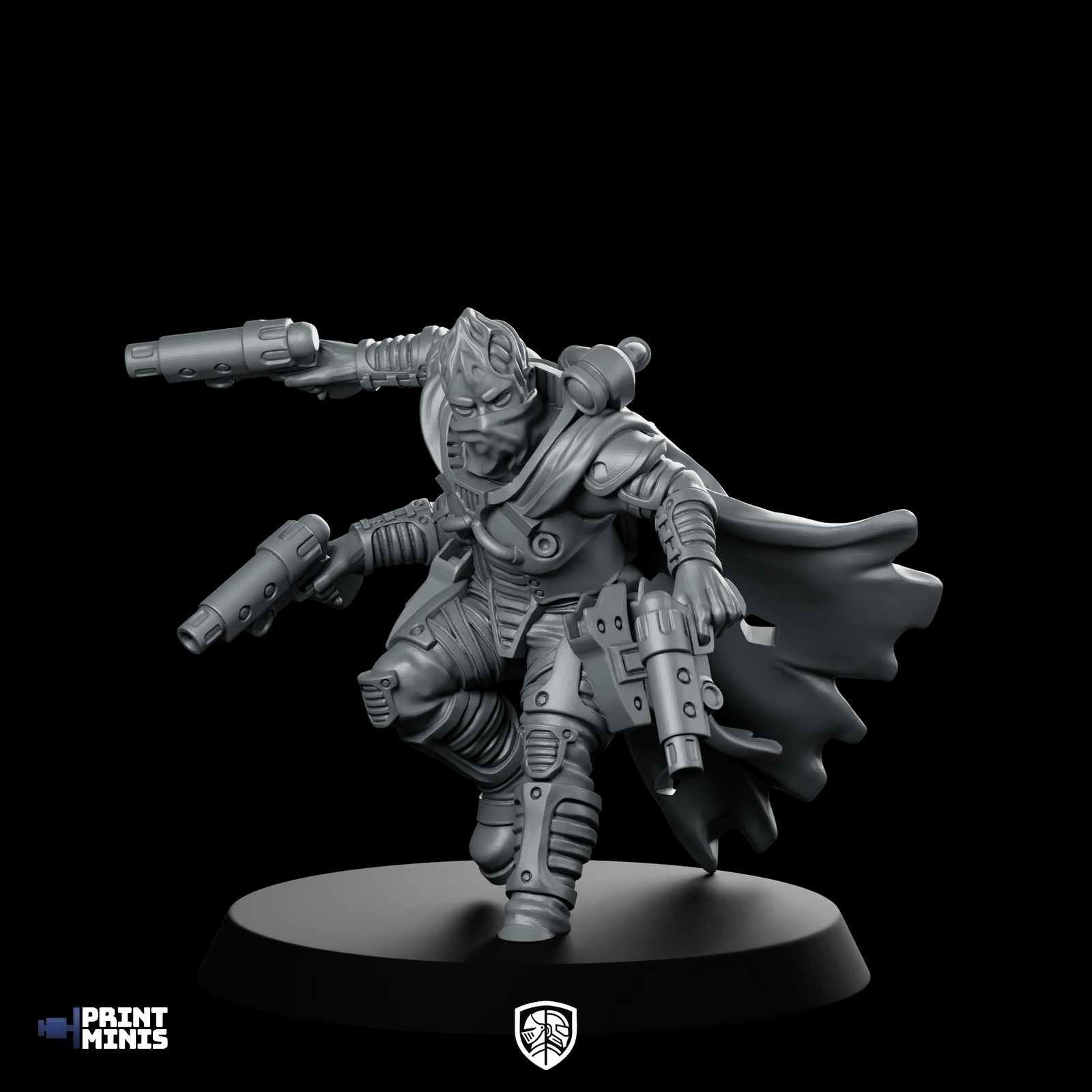 Codemorph Miniature Cyberpunk Rogue Dynamic Operative Resin