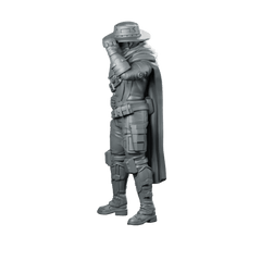 Cole Last Pull Ardent v2 Miniature Cyberpunk Gunslinger - Unit9 - We Print Miniatures
