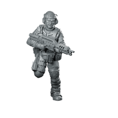 Steven Terodaktailjun Punks Miniature Heavy Armoured Gunner Miniature 360 Spin 01