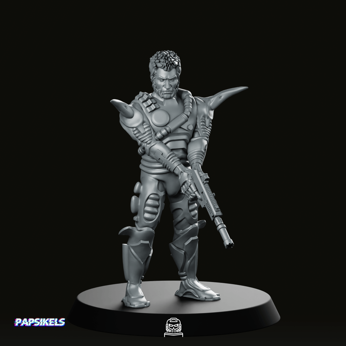 Colonial Marine Ajax Power Suit Pilot 1 Miniature - Papsikels Miniatures - We Print Miniatures