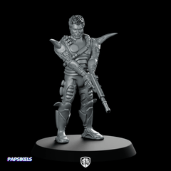 Colonial Marine Ajax Power Suit Pilot 1 Miniature - Papsikels Miniatures - We Print Miniatures
