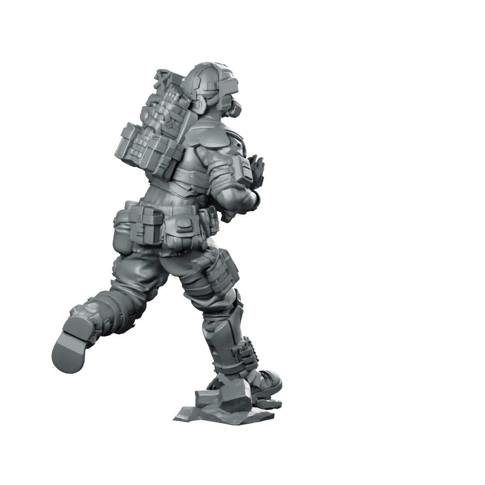 Colonial Marine Combat Medic 2 Combat Medic Miniature 360 Spin 04
