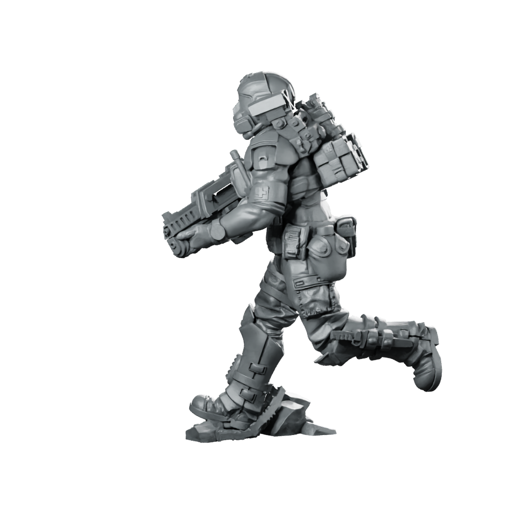 Colonial Marine Combat Medic 2 Combat Medic Miniature 360 Spin 07