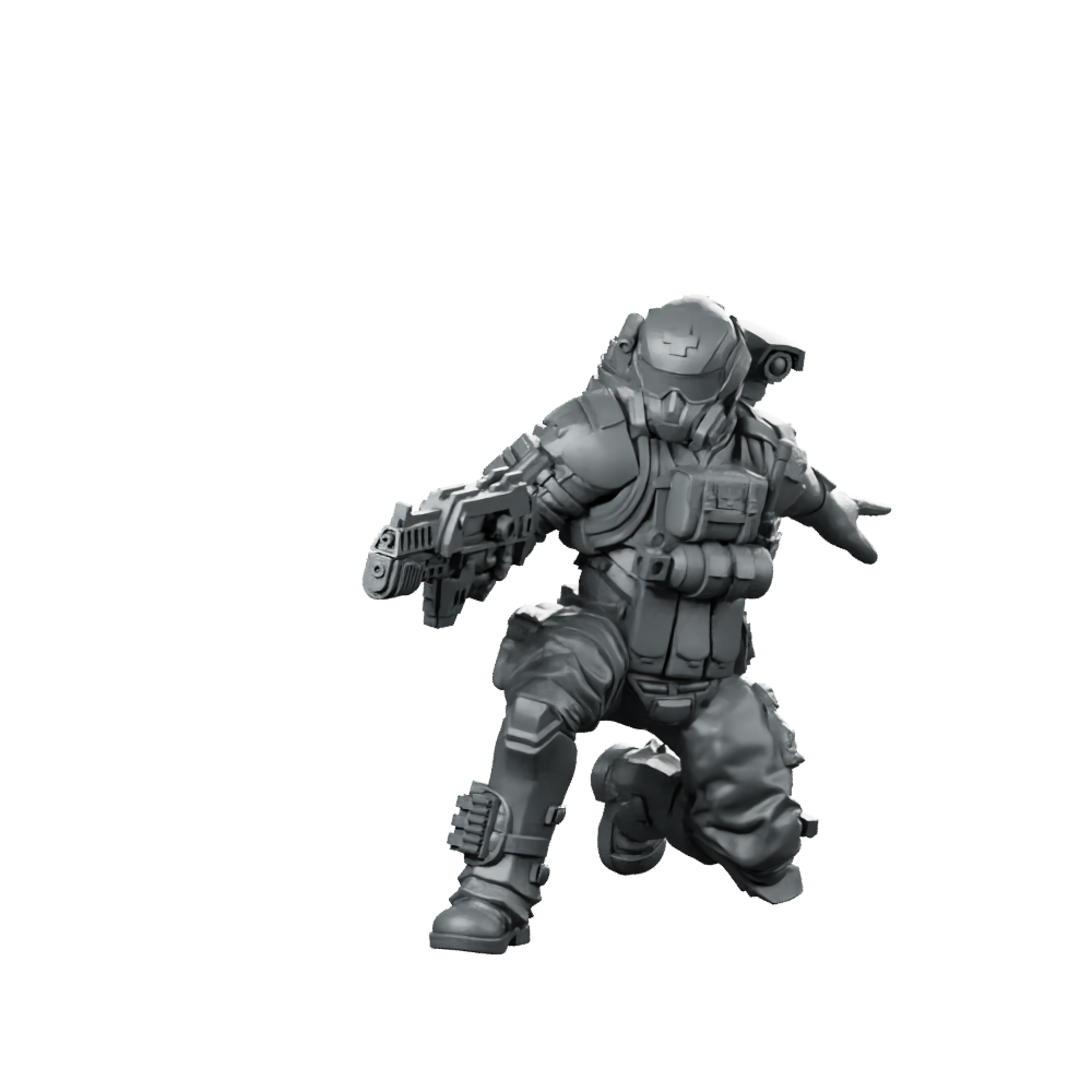 Colonial Marine Combat Medic 3 Combat Medic Miniature 360 Spin 01