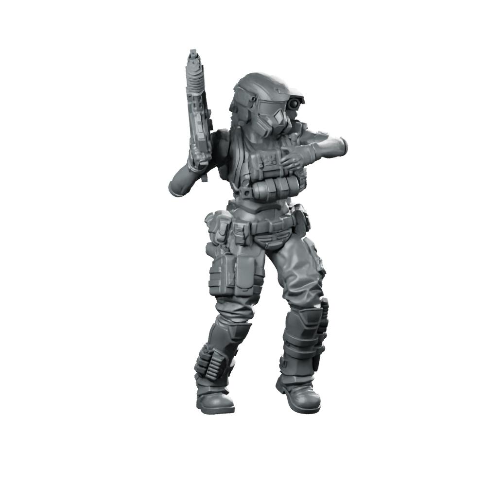 Colonial Marine Combat Medic 4 Combat Medic Miniature 360 Spin 02