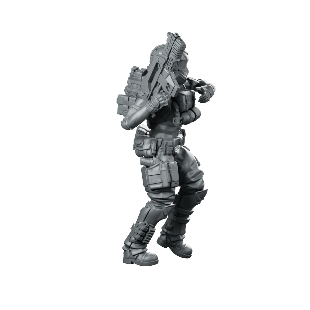 Colonial Marine Combat Medic 4 Combat Medic Miniature 360 Spin 03