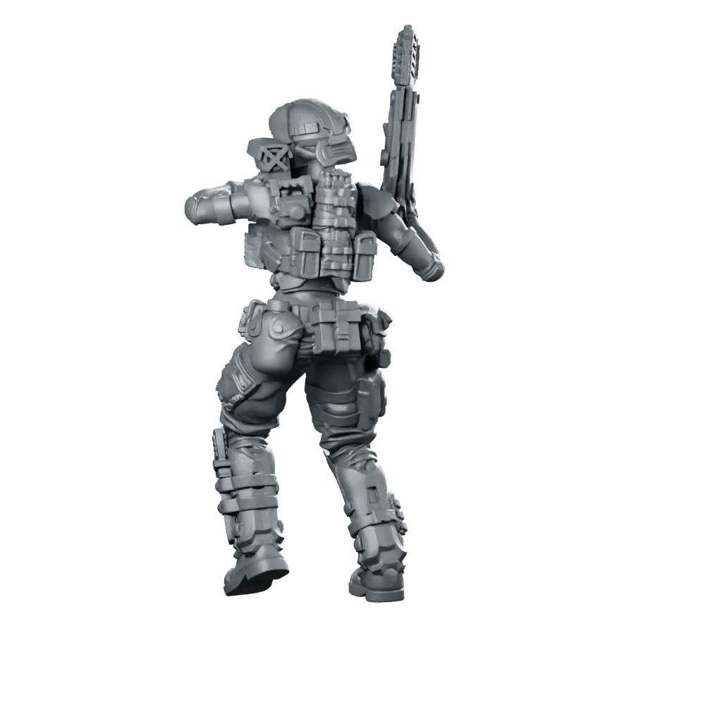 Colonial Marine Combat Medic 4 Combat Medic Miniature 360 Spin 06