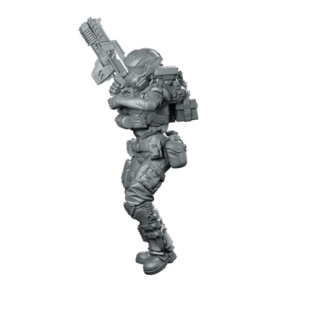 Colonial Marine Combat Medic 4 Combat Medic Miniature 360 Spin 08