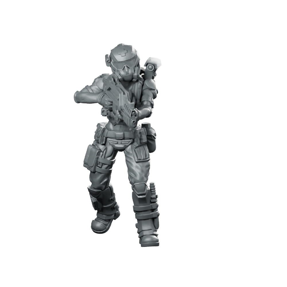 Colonial Marine Combat Medic 5 Combat Medic Miniature 360 Spin 01
