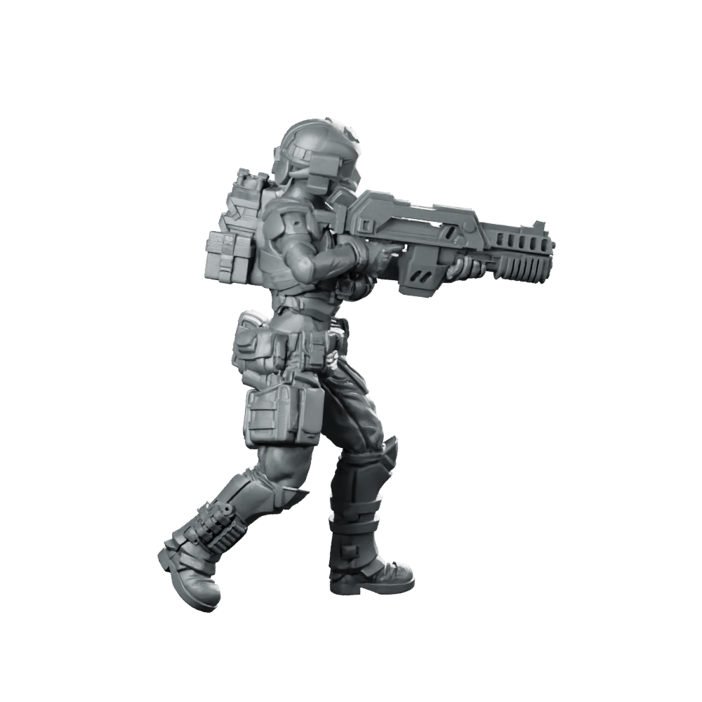 Colonial Marine Combat Medic 5 Combat Medic Miniature 360 Spin 03