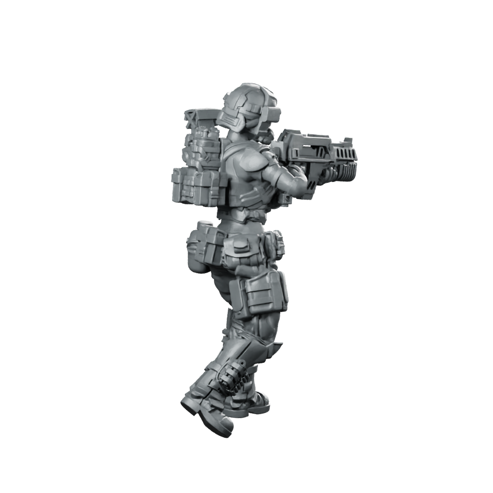 Colonial Marine Combat Medic 5 Combat Medic Miniature 360 Spin 04