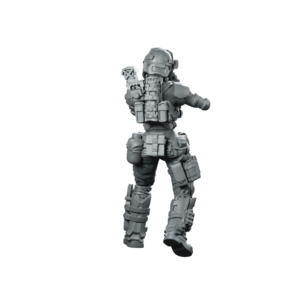 Colonial Marine Combat Medic 5 Combat Medic Miniature 360 Spin 05