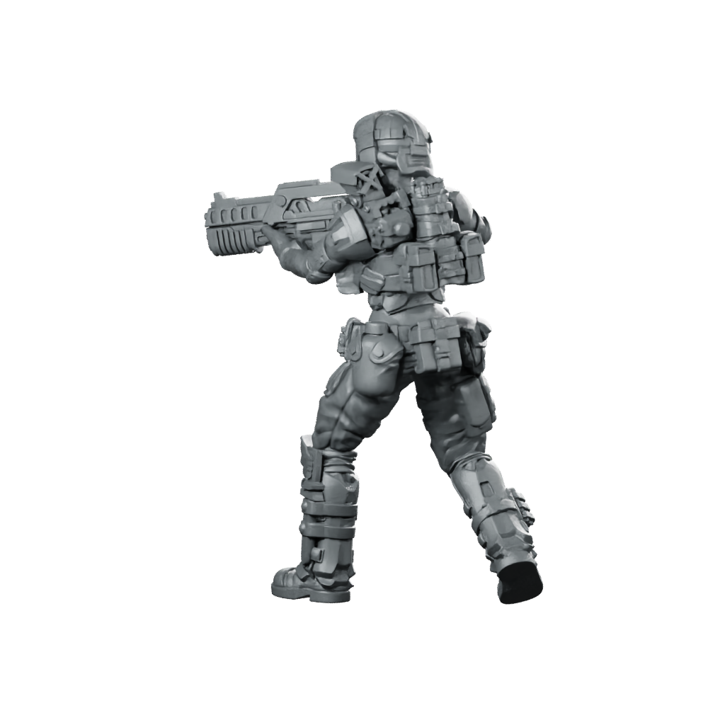 Colonial Marine Combat Medic 5 Combat Medic Miniature 360 Spin 06
