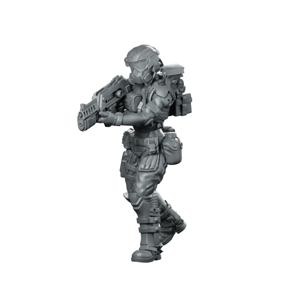 Colonial Marine Combat Medic 5 Combat Medic Miniature 360 Spin 08