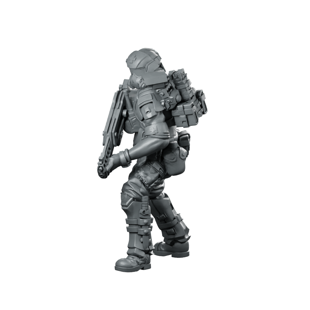 Colonial Marine Combat Medic 6 Combat Medic Miniature 360 Spin 07