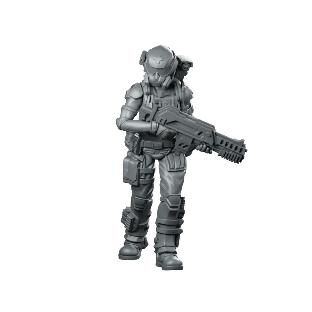 Colonial Marine Combat Medic 7 Combat Medic Miniature 360 Spin 01