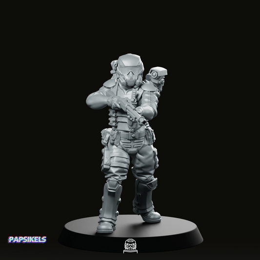 Colonial Marine Specialist Miniature - Papsikels Miniatures - We Print Miniatures