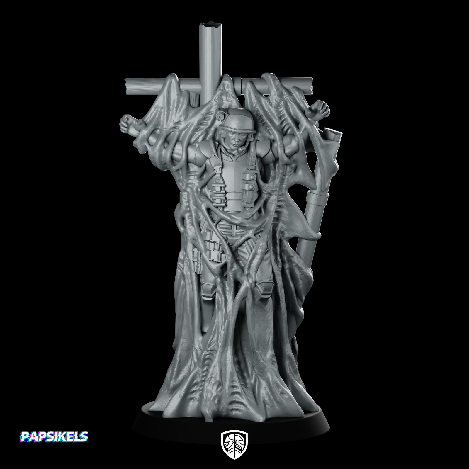 Colonial Marine Victim A Miniature Captured Cocooned