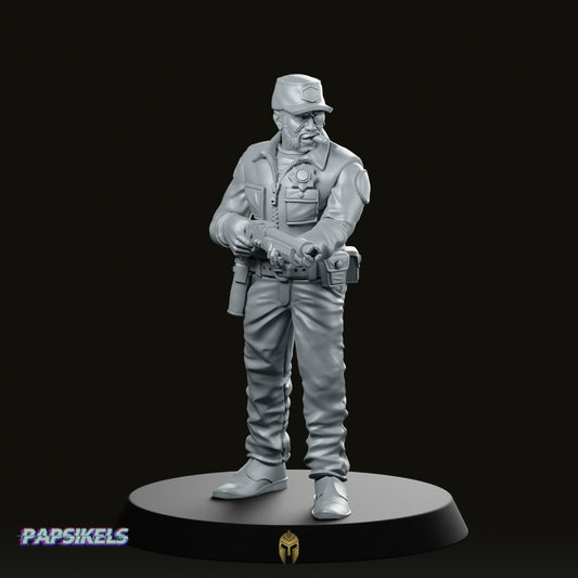 Colonial Marshal James Hunt Miniature - Papsikels Miniatures - We Print Miniatures