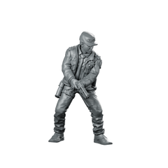 Colonial Marshal Pete Pedro Miniature Sci-Fi Lawman Miniature 360 Spin 01