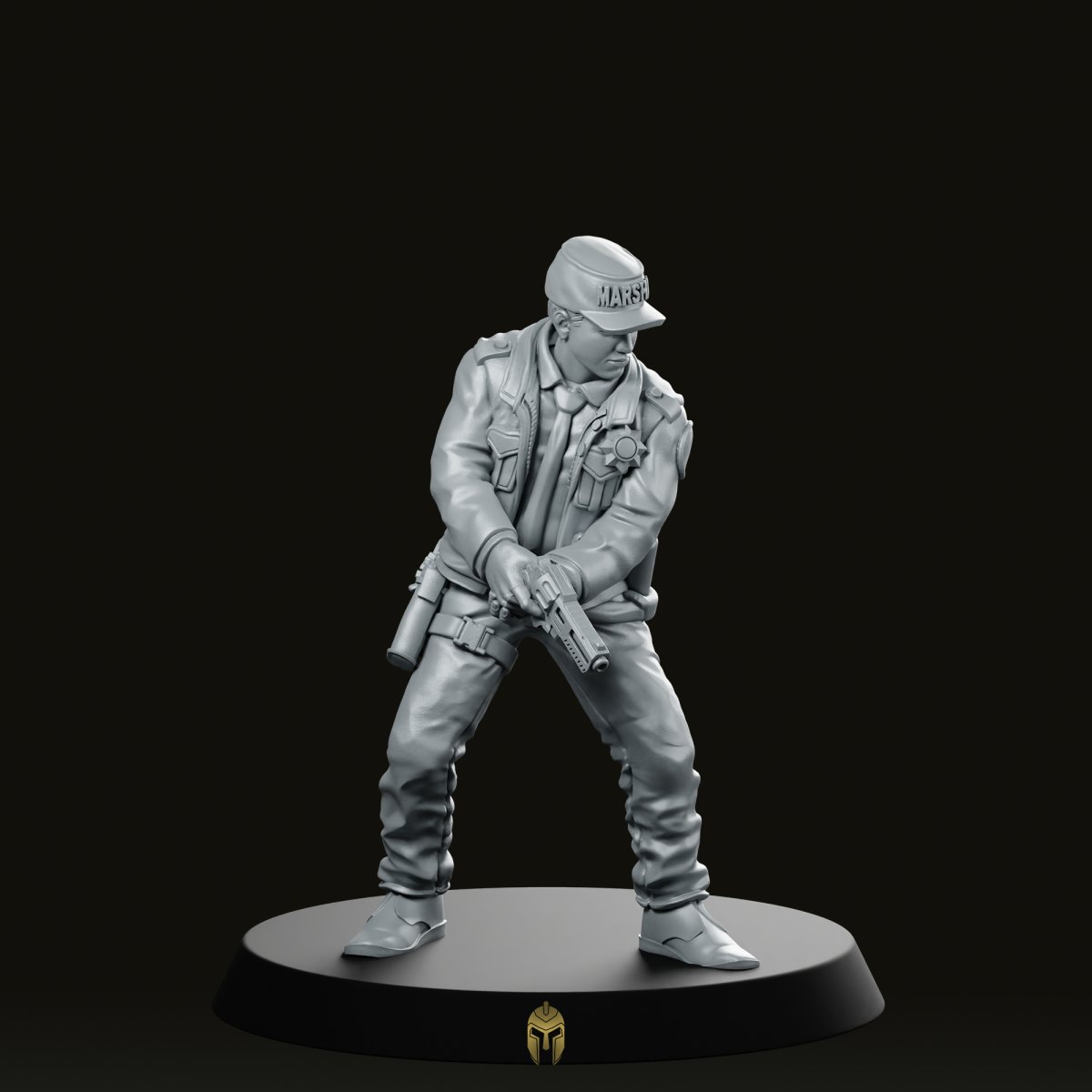 Colonial Marshal Pete Pedro Miniature - Papsikels Miniatures - We Print Miniatures