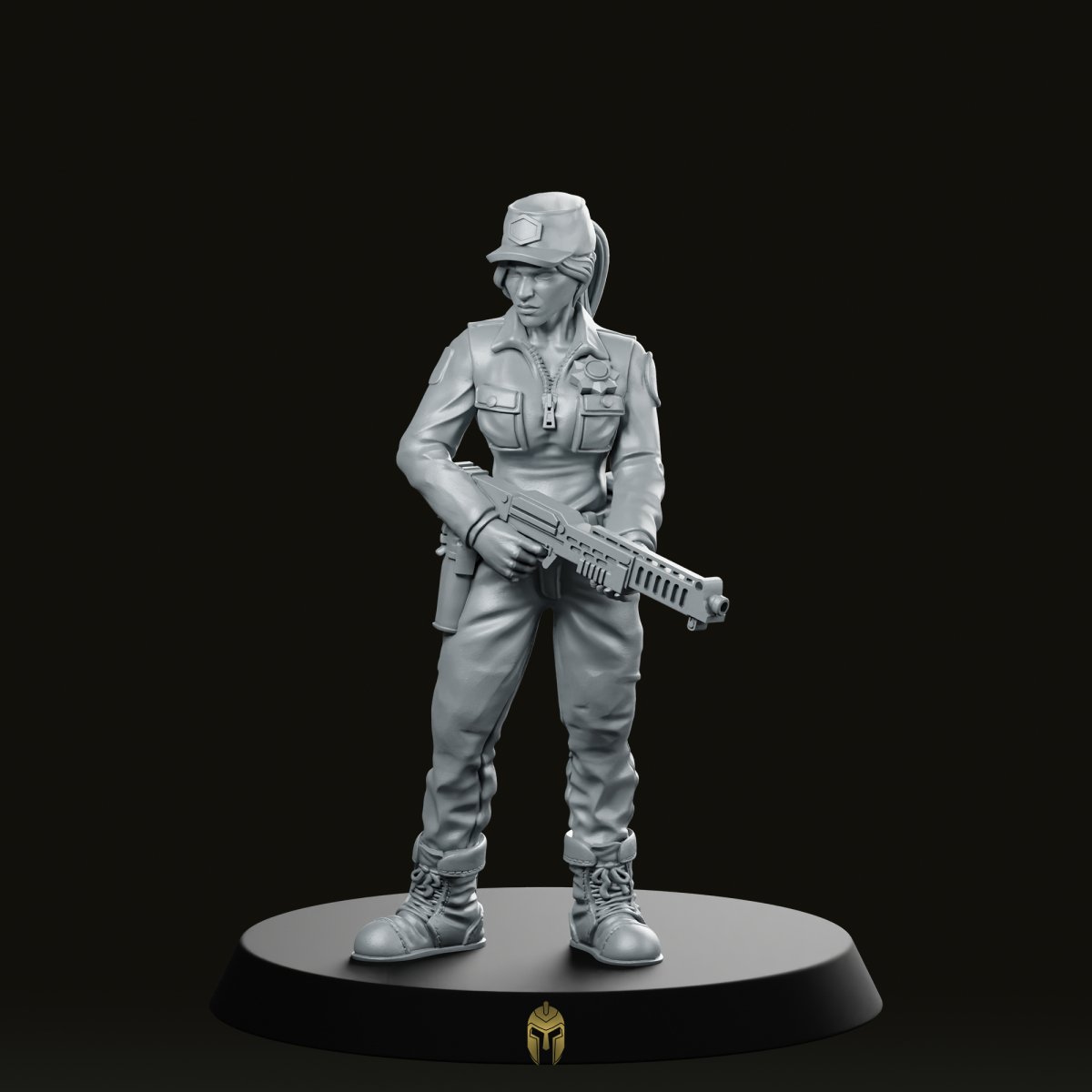 Colonial Marshal Rachel Coopers Miniature - Papsikels Miniatures - We Print Miniatures