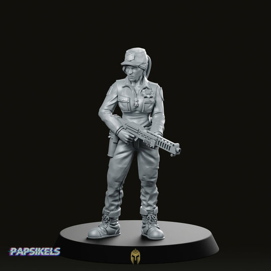 Colonial Marshal Rachel Coopers Miniature - Papsikels Miniatures - We Print Miniatures