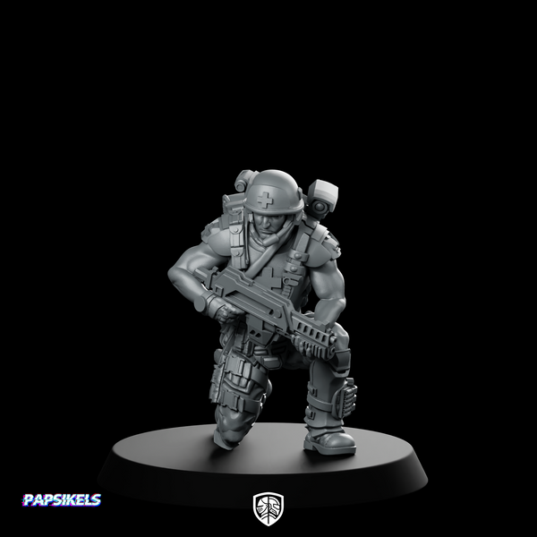 Colonial Medic Alex Webner Miniature Sci-Fi Battlefield Support