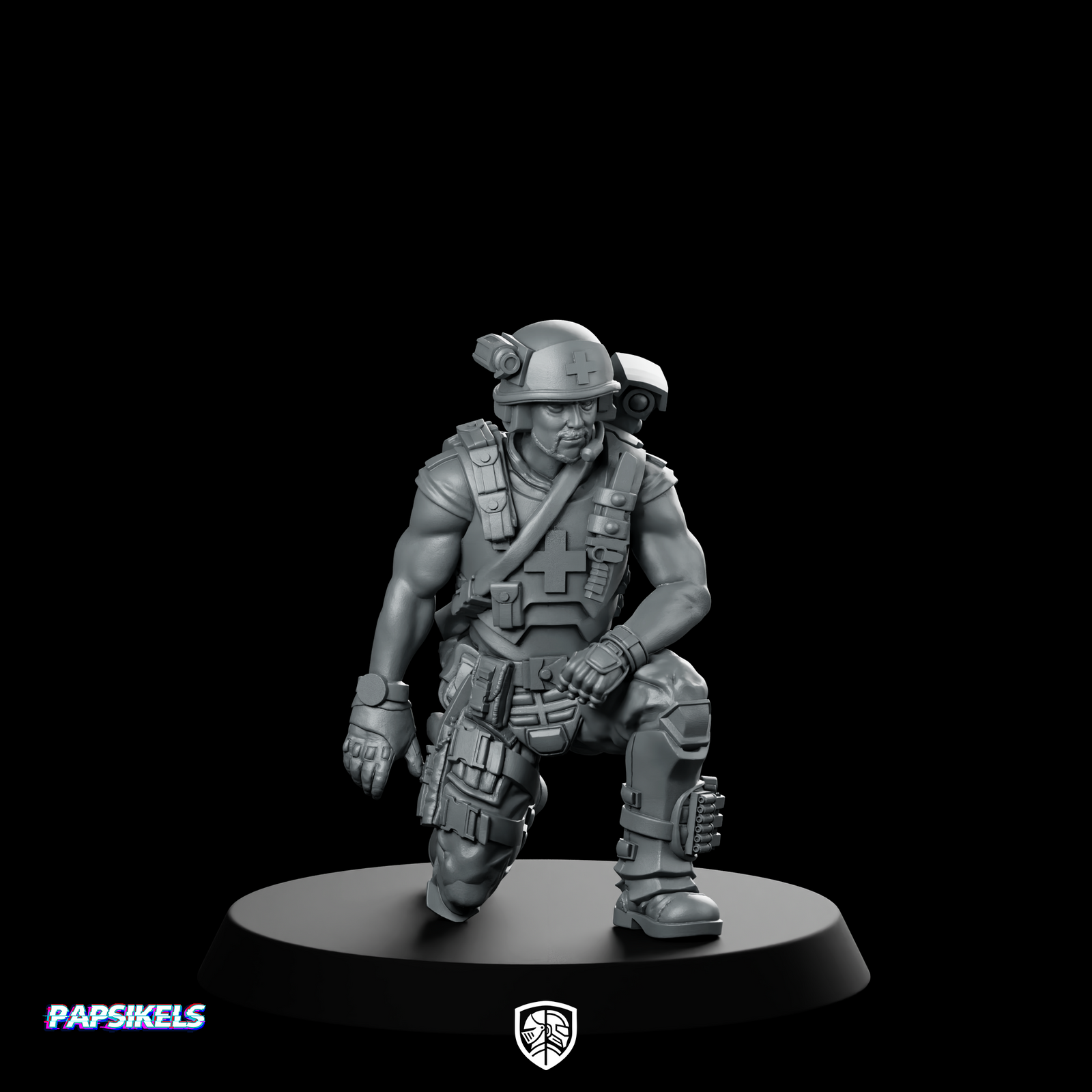 Colonial Medic Greg Hillerman Miniature Sci-Fi Combat Support