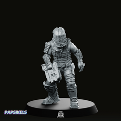 Colonial Space Combat Engineer 1 Miniature - Papsikels Miniatures - We Print Miniatures