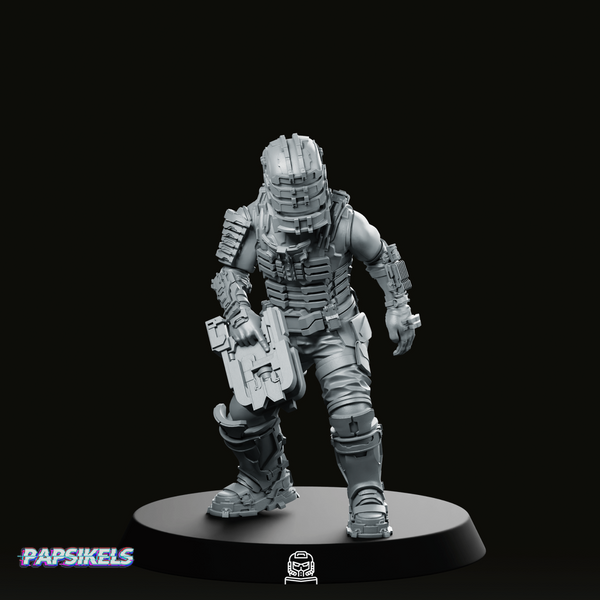 Colonial Space Combat Engineer 1 Miniature - Papsikels Miniatures - We Print Miniatures