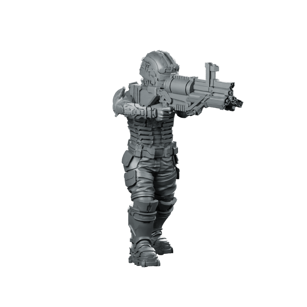 Colonial Space Combat Engineer 10 Miniature Armored Trooper - Papsikels Miniatures - We Print Miniatures