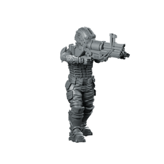Colonial Space Combat Engineer 10 Miniature Armored Trooper - Papsikels Miniatures - We Print Miniatures