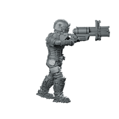 Colonial Space Combat Engineer 10 Miniature Armored Trooper - Papsikels Miniatures - We Print Miniatures