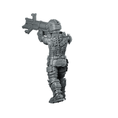 Colonial Space Combat Engineer 10 Miniature Armored Trooper - Papsikels Miniatures - We Print Miniatures