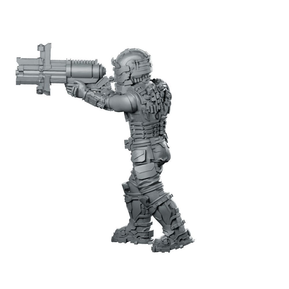 Colonial Space Combat Engineer 10 Miniature Armored Trooper - Papsikels Miniatures - We Print Miniatures