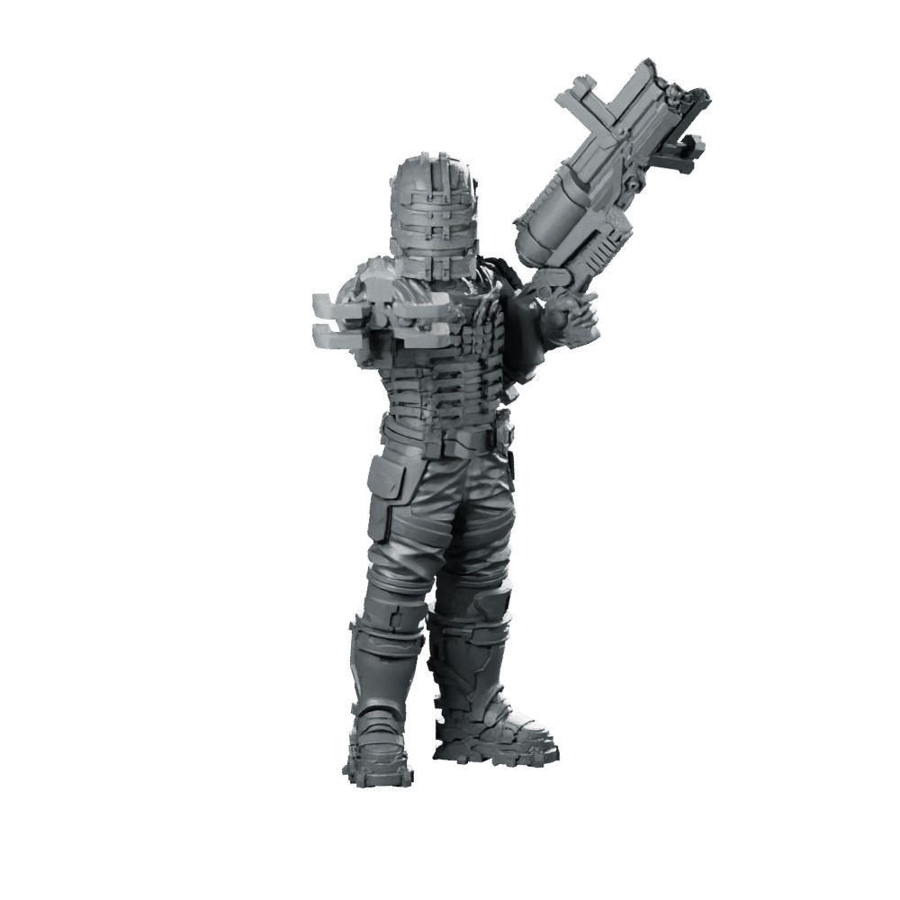 Colonial Space Combat Engineer 11 Miniature Chemwar Trooper - Papsikels Miniatures - We Print Miniatures