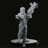 Colonial Space Combat Engineer 11 Miniature - Papsikels Miniatures - We Print Miniatures