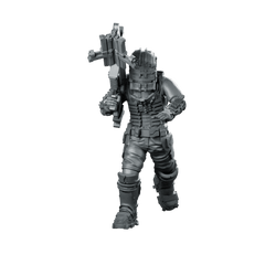 Colonial Space Combat Engineer 12 Miniature Armored - Papsikels Miniatures - We Print Miniatures