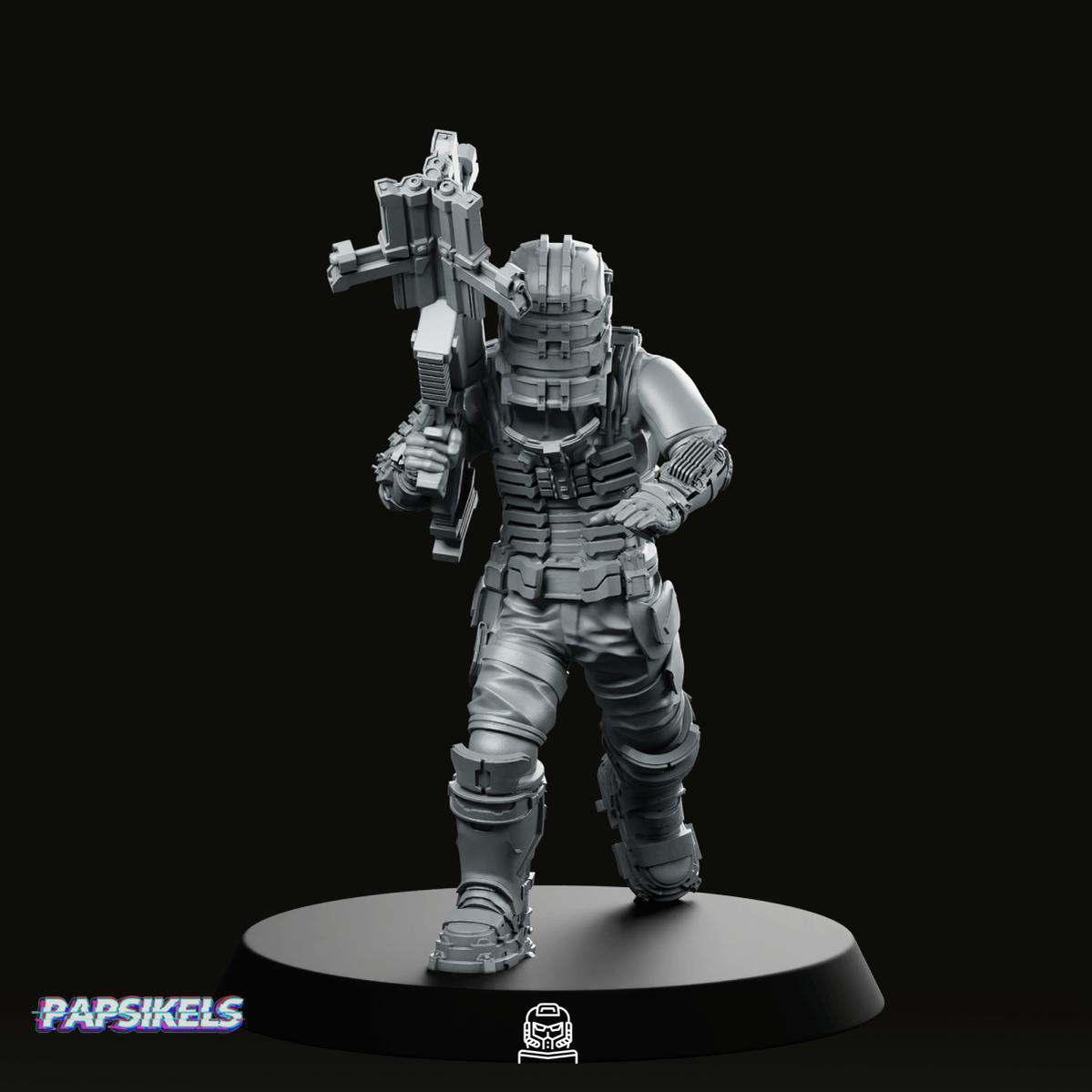 Colonial Space Combat Engineer 12 Miniature - Papsikels Miniatures - We Print Miniatures