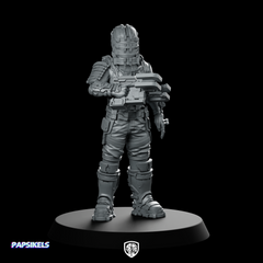 Colonial Space Combat Engineer 5 Miniature Armored Sci-Fi