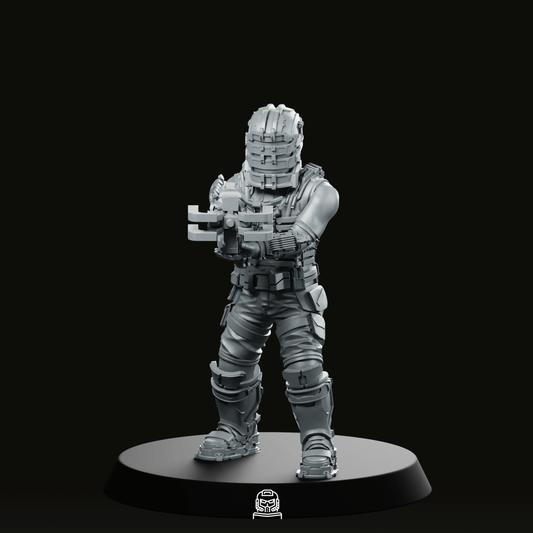 Colonial Space Combat Engineer 6 Miniature - Papsikels Miniatures - We Print Miniatures