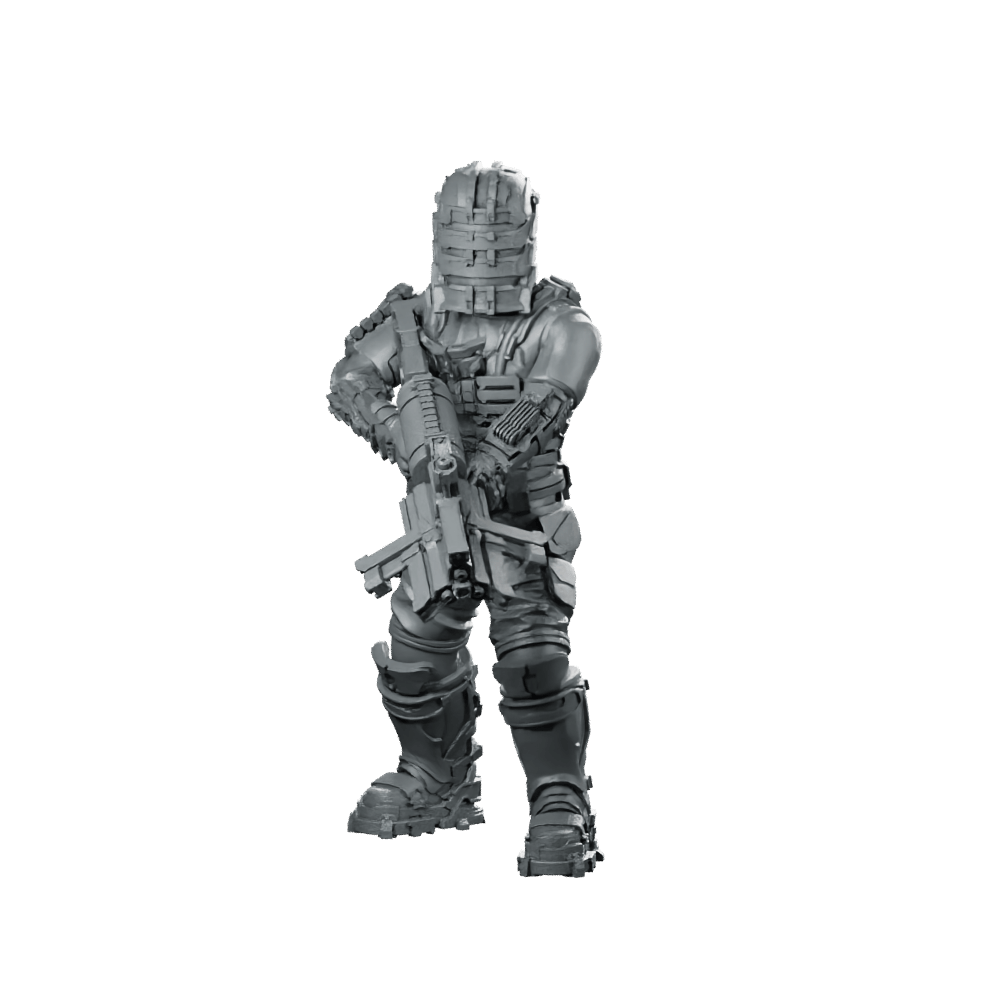 Colonial Space Combat Engineer 8 Miniature Armored Trooper - Papsikels Miniatures - We Print Miniatures