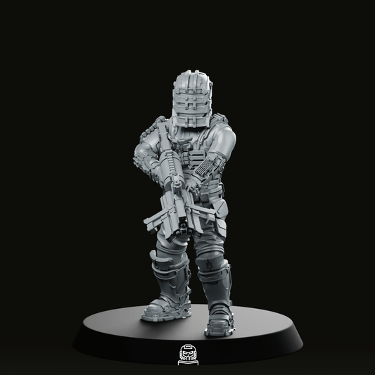 Colonial Space Combat Engineer 8 Miniature - Papsikels Miniatures - We Print Miniatures