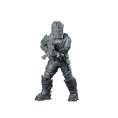 Colonial Space Combat Engineer 9 Miniature Armored Sci - Fi - Papsikels Miniatures - We Print Miniatures